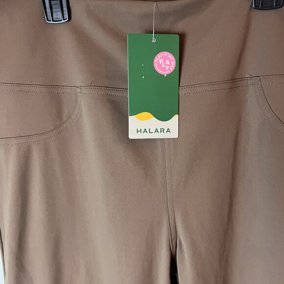 NWT Halara Womens Flare Yoga Leggings Brown With Pockets Size 1XL - Picture 4 of 7